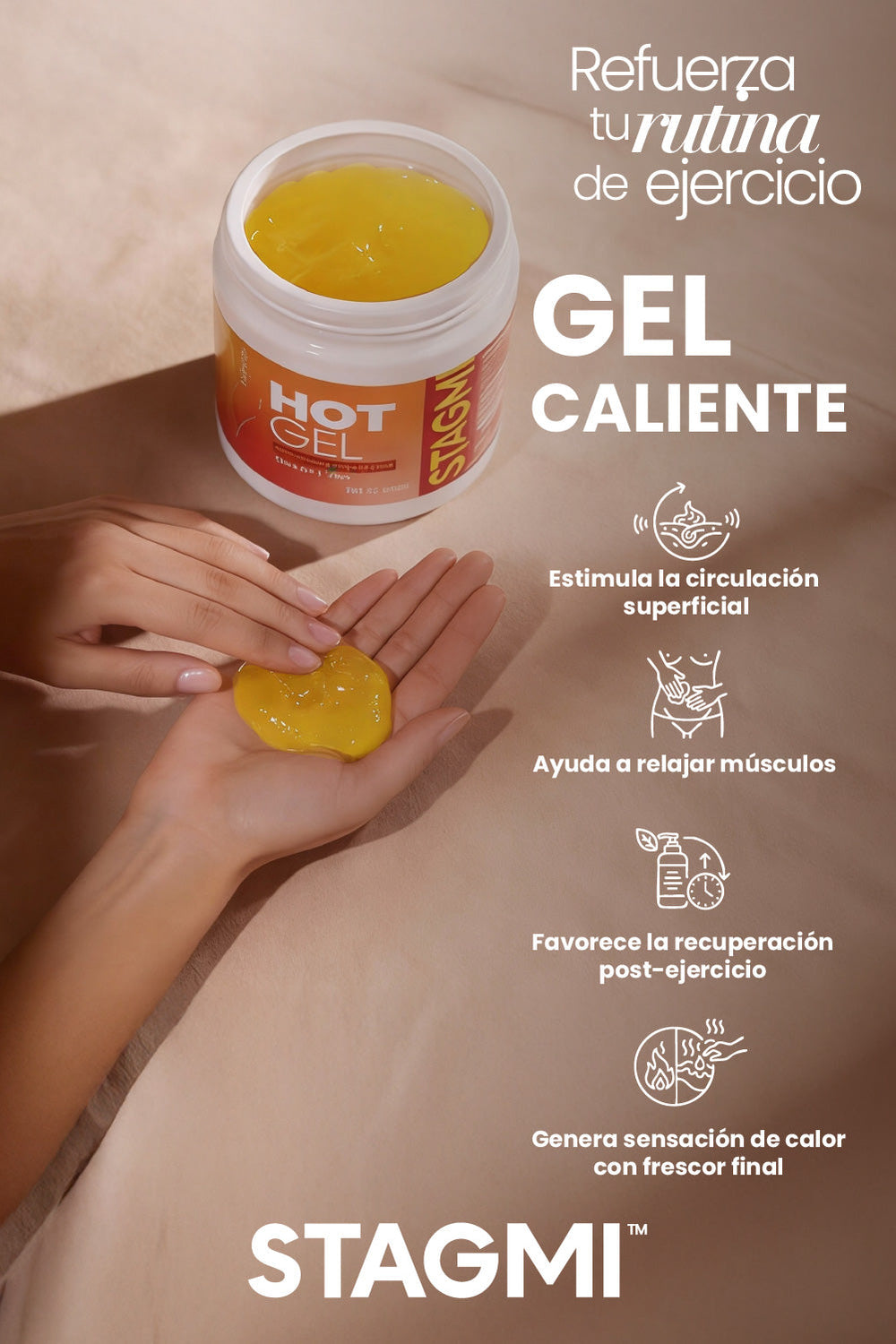 Gel Caliente Potenciador del sudor – Efecto Térmico SMI01000