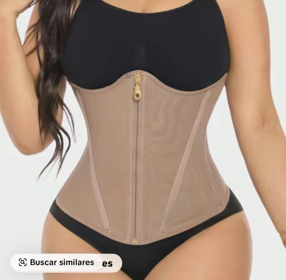 Curvesbyraisa extreme hourglass waist trainer 15 steel bones
