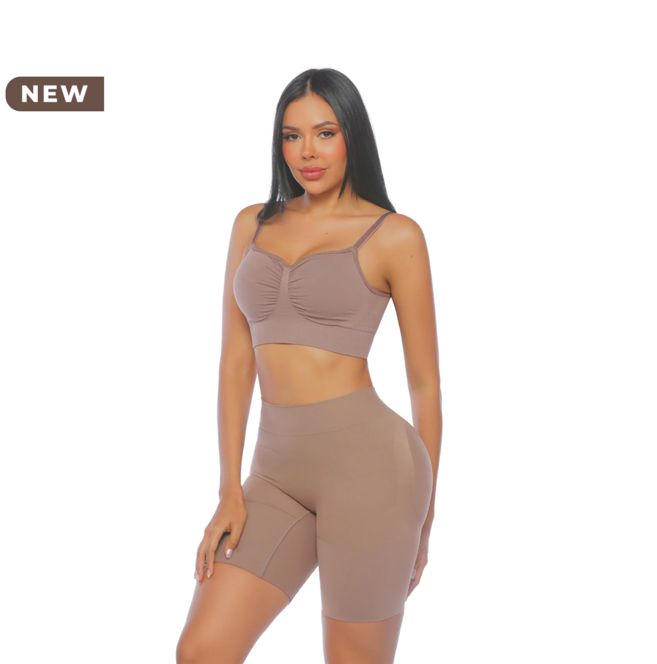 🆕 SHORT MOLDEADOR ‼️ 🇺🇸SMI4052CERO COSTURAS – BLACK Y COCOA REALCE NATURAL Y CONFORT DIARIO