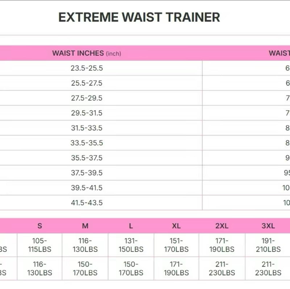Curvesbyraisa extreme hourglass waist trainer 15 steel bones