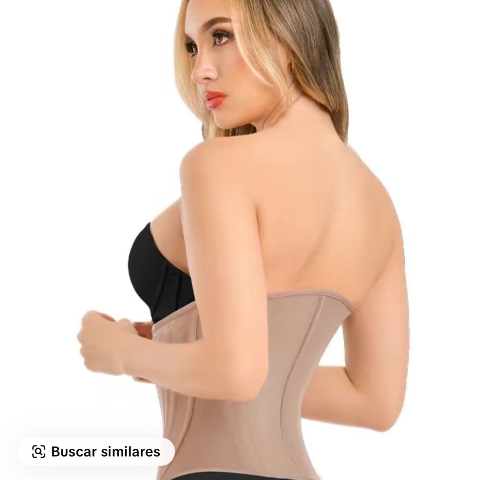 Curvesbyraisa extreme hourglass waist trainer 15 steel bones