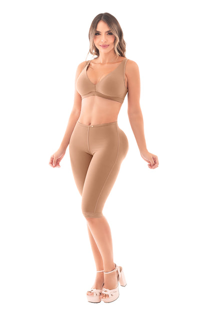 PANTY TIPO SHORT DESCADERADO SMI04057 HASTA LA RODILLA CON EFECTO BBL