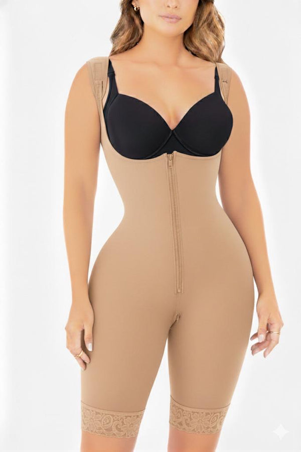 FAJA LA CANDELA BBL PIERNA LARGA -8640 EFECTO RELOJ DE ARENA , ALTA COMPRESION.
