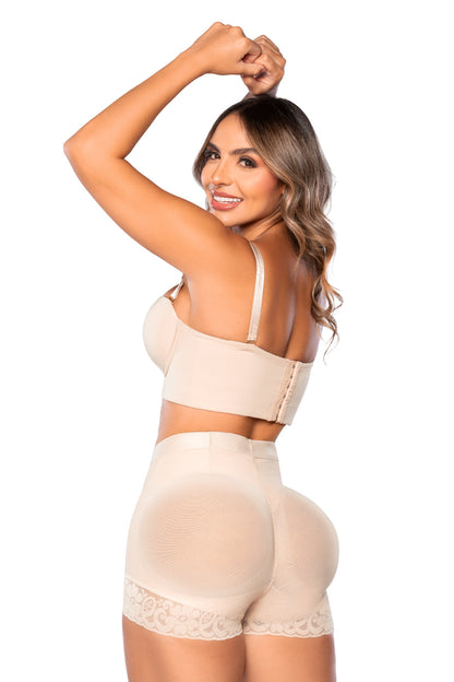 '- Panty cachetero SMI04027 triple lifting extra
- Vista trasera panty ultrainvisible efecto natural
- Panty control abdomen encaje invisible