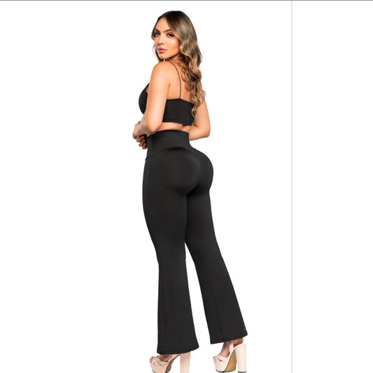 Leggins con faja interna bota campana 0092 ultrainvisible