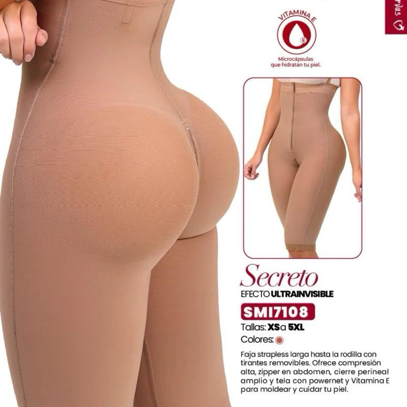 SET SECRETO SMI7108 + TANGA INVISIBLE SMI04038 (2 PIEZAS: FAJA Y TANGA)