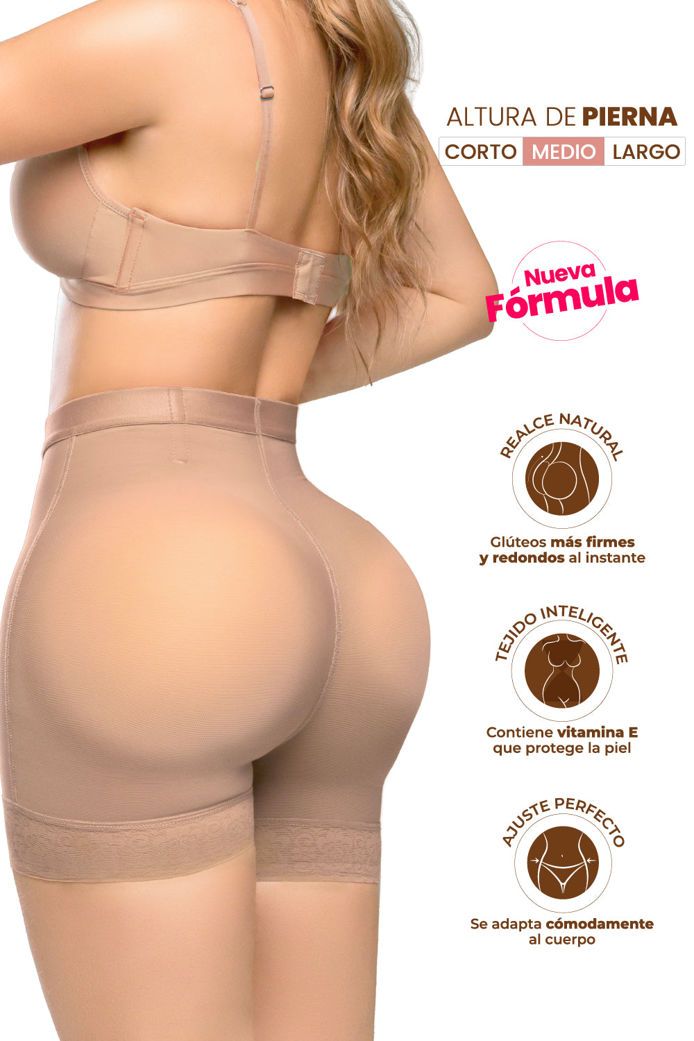 🆕 PANTY NUEVA TECNOLOGIA🇺🇸 SMI04000 CONTROL DE ABDOMEN BAJO Y DISEÑO INVISIBLE, DISPONIBLE EN TRES TONOS