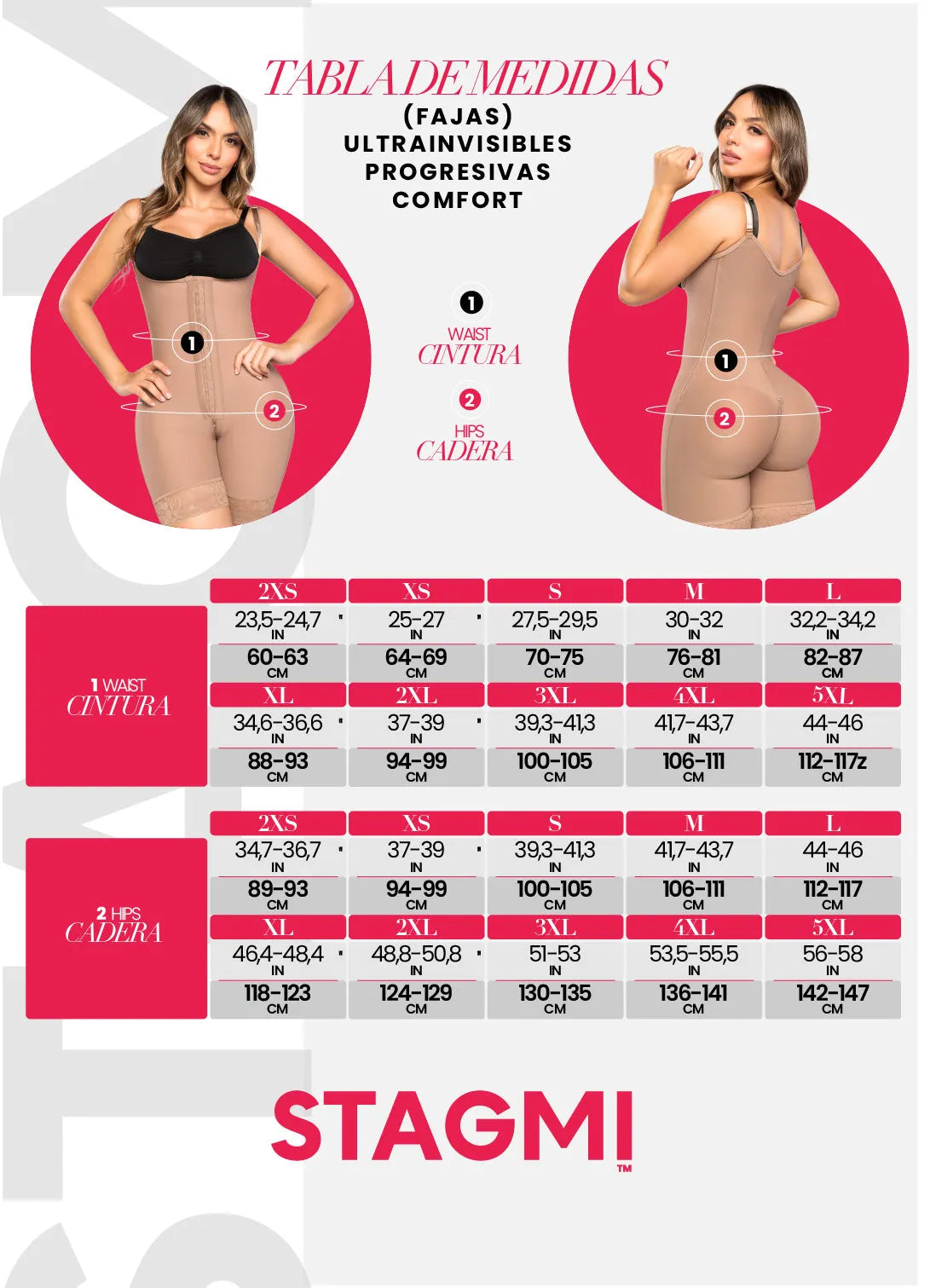 Faja Ultrainvisible SMI7086 LA PROVOCATIVA – Alta compresión, realce natural y sostén removible. 🇺🇸