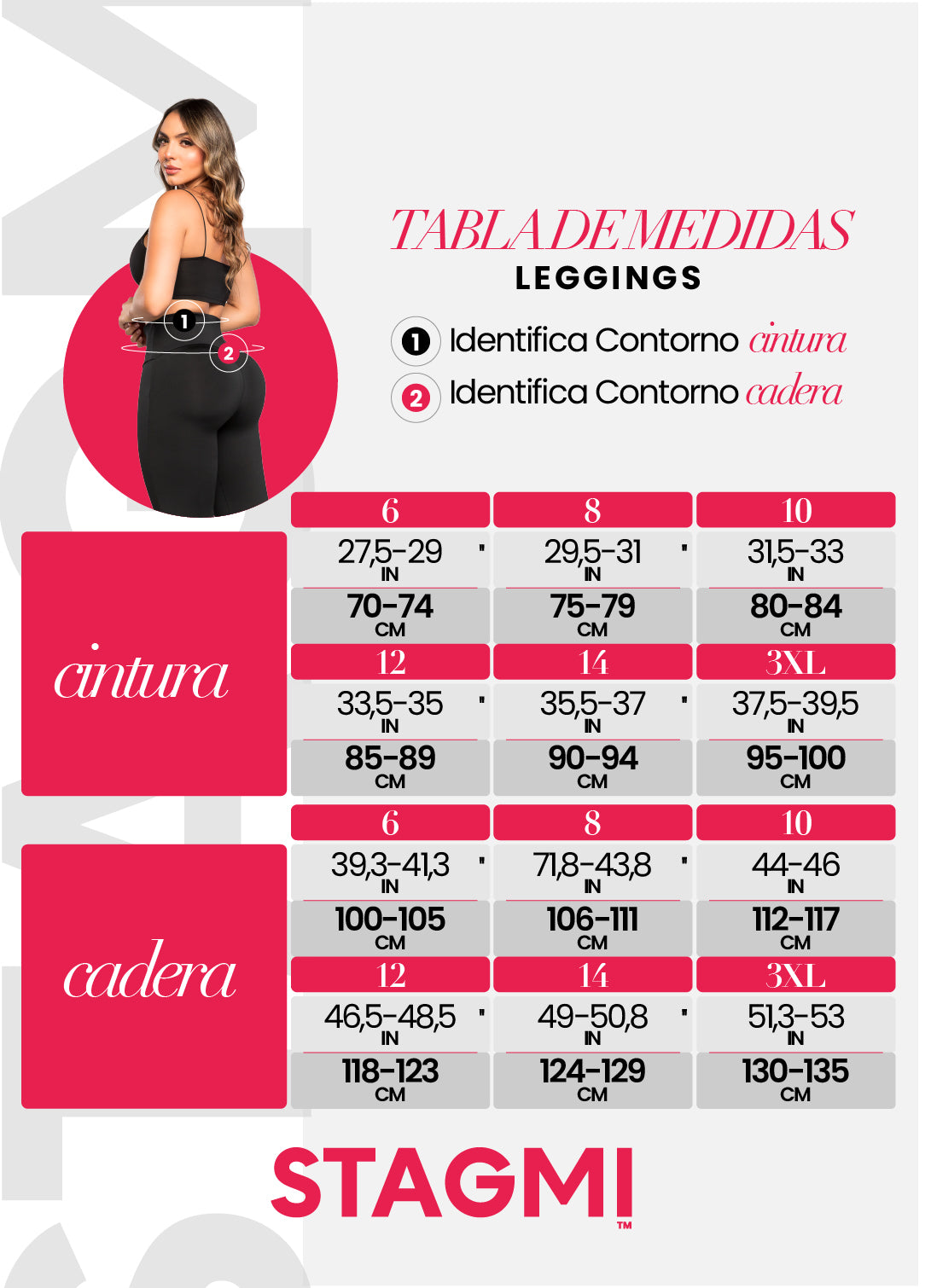 Leggings SMI0079 ESSENTIALS – Con faja interna, efecto lifting y acabado Ultrainvisible 🇺🇸