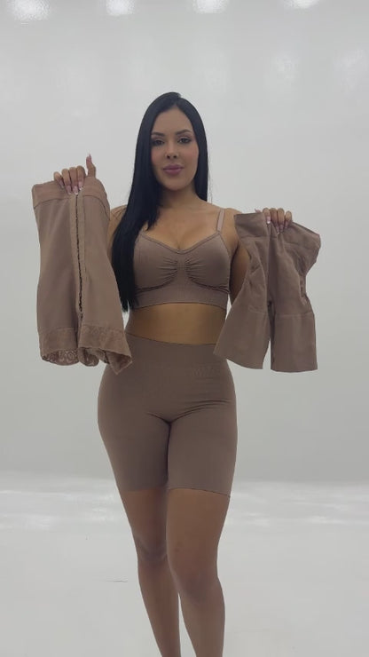 🆕 SHORT MOLDEADOR  🇺🇸 SMI4052CERO COSTURAS – BLACK Y COCOA REALCE NATURAL Y CONFORT DIARIO